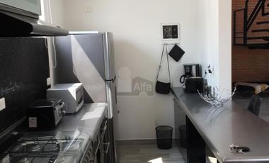 Departamento amueblado penthouse en renta tipo loft en la Noria, Puebla, Puebla.