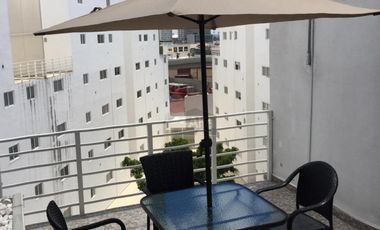 Departamento amueblado penthouse en renta tipo loft en la Noria, Puebla, Puebla.