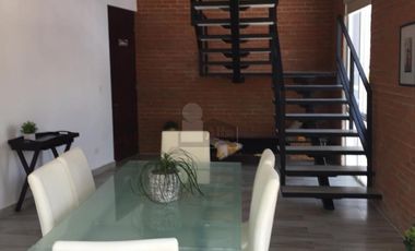 Departamento amueblado penthouse en renta tipo loft en la Noria, Puebla, Puebla.
