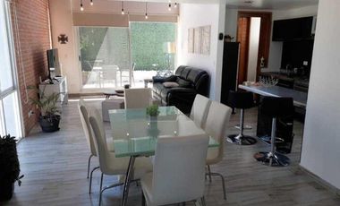 Departamento amueblado penthouse en renta tipo loft en la Noria, Puebla, Puebla.