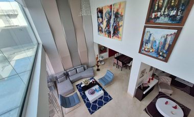 Penthouse Amoblado en venta-4 dormitorios-Mocolí Golf, Samborondón