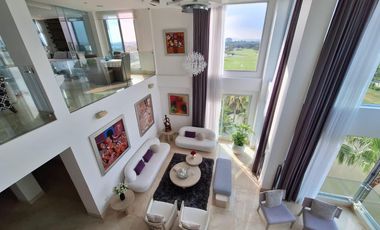 Penthouse Amoblado en venta-4 dormitorios-Mocolí Golf, Samborondón