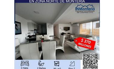 SE VENDE APARTAMENTO EN ZONA NORTE DE MONTERIA.
