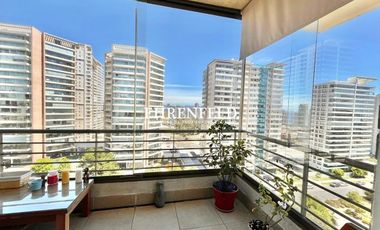 Bosques de Montemar, Concón. Iluminado y amplio departamento.