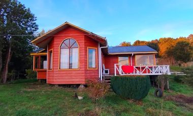 TE GUSTARIA SER PARTE DE ESTE HERMOSO PAISAJE... PARCELA CON LINDA CASAEN VENTA DALCAHUE, CHILOE