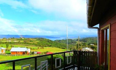 TE GUSTARIA SER PARTE DE ESTE HERMOSO PAISAJE... PARCELA CON LINDA CASAEN VENTA DALCAHUE, CHILOE