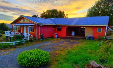 TE GUSTARIA SER PARTE DE ESTE HERMOSO PAISAJE... PARCELA CON LINDA CASAEN VENTA DALCAHUE, CHILOE