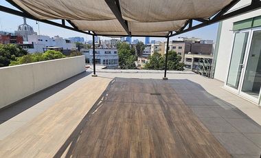 Rento Departamento tipo Loft  Sustentable en colonia Narvarte Poniente, CDMX.