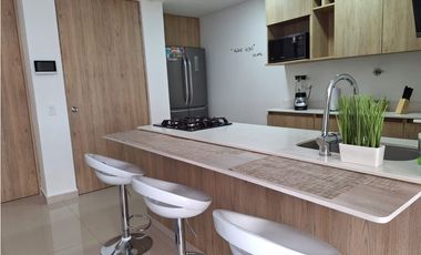 Venta/ de apartamento amoblado en el sector de Alameda ,Belen