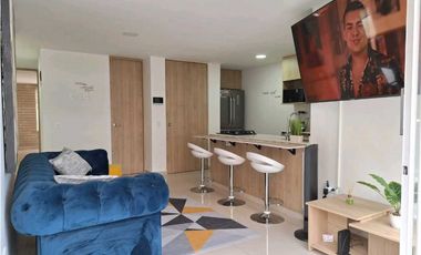 Venta/ de apartamento amoblado en el sector de Alameda ,Belen