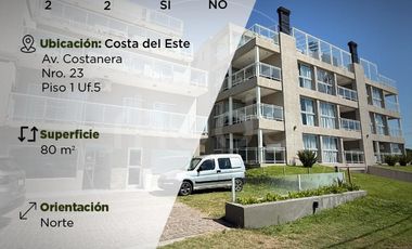 Av. Costanera entre Av. 1 y Av. 2 23 - Departamento frente al mar en Costa del Este
