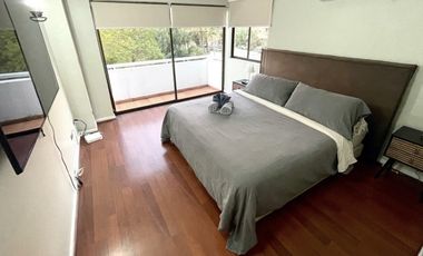 Departamento en Arriendo en AMPLIO Y EXCLUSIVO DEPTO EN LAS CONDES  110 UF (GGCC INCL)
