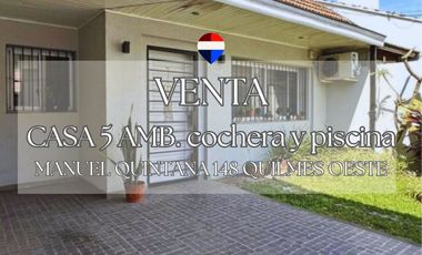 Venta Casa 4 Ambientes Quilmes