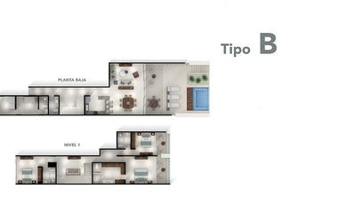 Departamento en venta Turena Kinúh Mod.B, Telchac Puerto