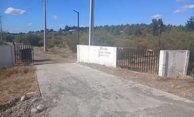 HERMOSA PARCELA EN LA TRANQUILA LOCALIDAD DE PEMUCO