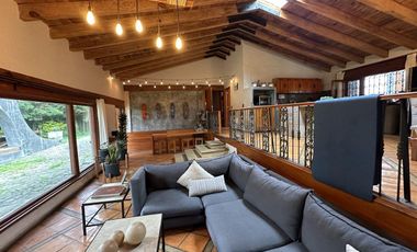 Casa campirana rodeada de naturaleza en el Fresno, Valle de Bravo