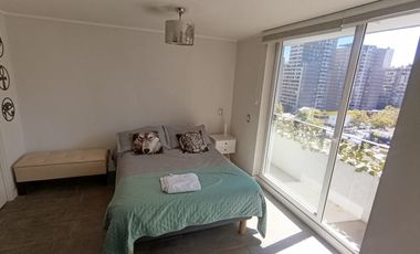 Oportunidad!! Estudio AMOBLADO Metro Sta Isabel a pasos de Barrio Italia y Providencia.