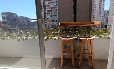 Oportunidad!! Estudio AMOBLADO Metro Sta Isabel a pasos de Barrio Italia y Providencia.