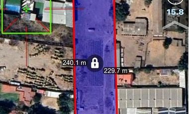 TERRENO INDUSTRIAL RENTA 10,000 M2 | 44 X 235 M | AGUABLANCA ZAPOPAN JALISCO MX