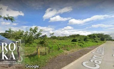 Terreno en RENTA en Coatepec zona libramiento por Coca-Cola