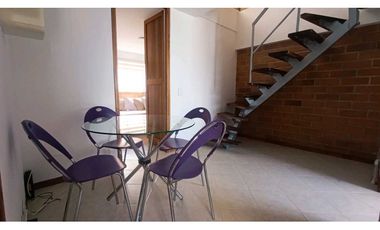 Arriendo apartamento AMOBLADO duplex, la aguacatala, Medellín