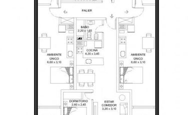 1 Dormitorio- Sector B