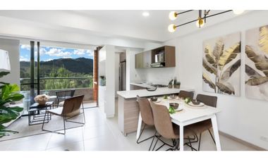 Vendo Moderno apto La estrella, nuevo, piso muy alto con supervista