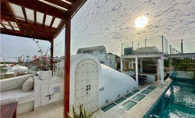 VENDO HERMOSA CASA COLONIAL EN CARTAGENA PARA INVERSIÓN EN GETSEMANI