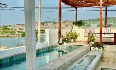 VENDO HERMOSA CASA COLONIAL EN CARTAGENA PARA INVERSIÓN EN GETSEMANI