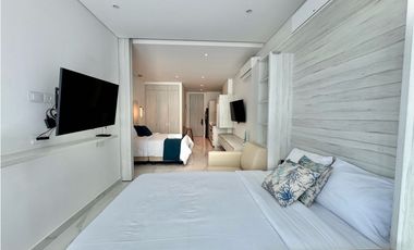 Aparta suite en venta a media cuadra de la playa Del Hotel Hilton