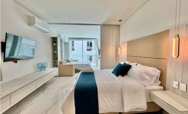 Aparta suite en venta a media cuadra de la playa Del Hotel Hilton