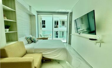 Aparta suite en venta a media cuadra de la playa Del Hotel Hilton