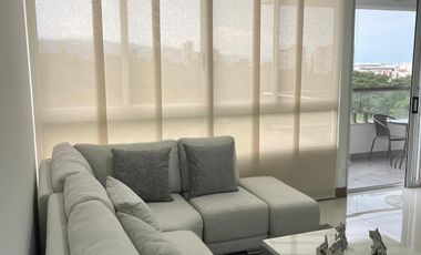 SE ALQUILA HERMOSO APARTAMENTO AMOBLADO EN EL BARRIO CIUDAD JARDIN - EDIFICIO ANKARA