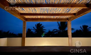 EXCLUSIVA CASA EN VENTA UBICADA EN SEGUNDA FILA DE LA PLAYA SAN CRISANTO, YUCATÁN