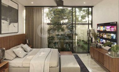 Departamento equipado de 1 recamara en Temozon Norte  Entrega febrero 2027