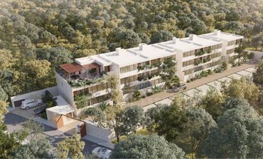 Departamento equipado de 1 recamara en Temozon Norte  Entrega febrero 2027