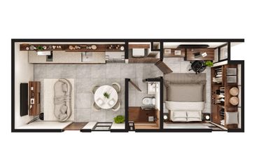 Ultimo departamento de 1 recamara en Cholul, Merida  Preventa mayo 2027