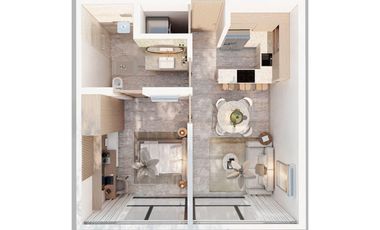 Departamento de 1 recamara, ubicado en Dzitya Merida  Preventa junio 2028