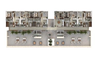 Departamento de 2 recamaras, ubicado en Dzitya Merida  Preventa diciembre 2028