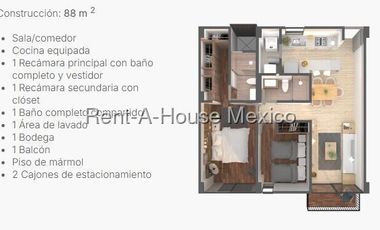 Departamento en Fraccionamiento Cañadas del Lago