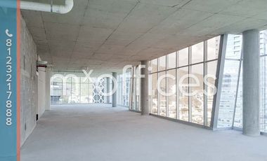 Renta oficina en obra gris de 773 m2  en Valle Oriente San Pedro Garza Garcia