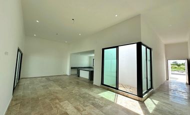 CASA EN VENTA DE 1 PISO CON 4 HABITACIONES EN DZITYA. MERIDA