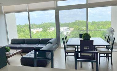 Departamento en renta amueblado con super amenidades en Yucatán Country Club