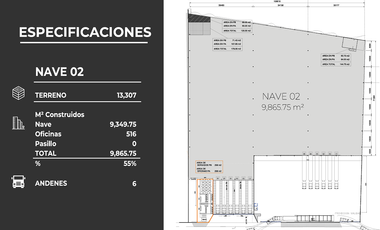 Renta Nave Industrial en Cuautitlán