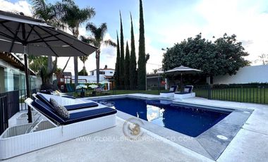 Lujosa Casa con Alberca Privada en Ajijic, Chapala, Jalisco.