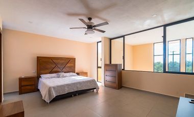 En Venta, Casa tipo villa, 1Rec, alberca y rooftop en Chelem Puerto