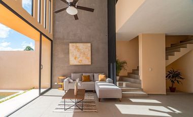 En Venta, Casa tipo villa, 1Rec, alberca y rooftop en Chelem Puerto