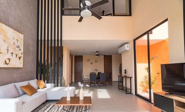 En Venta, Casa tipo villa, 1Rec, alberca y rooftop en Chelem Puerto