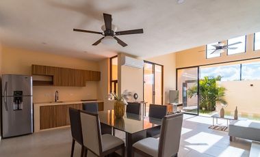 En Venta, Casa tipo villa, 1Rec, alberca y rooftop en Chelem Puerto