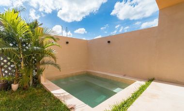 En Venta, Casa tipo villa, 1Rec, alberca y rooftop en Chelem Puerto